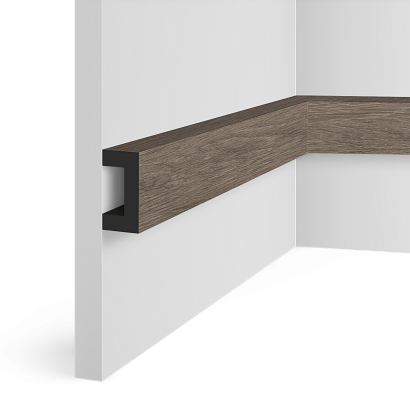 Декоративная рейка LB40 BR490 Hiwood 40мм×20мм×2.7м