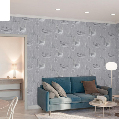 Обои PL72406-44 Palitra Life Стена путешествий