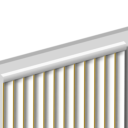 Молдинг D15V2 W41 Hiwood 15мм×15мм×2,7м