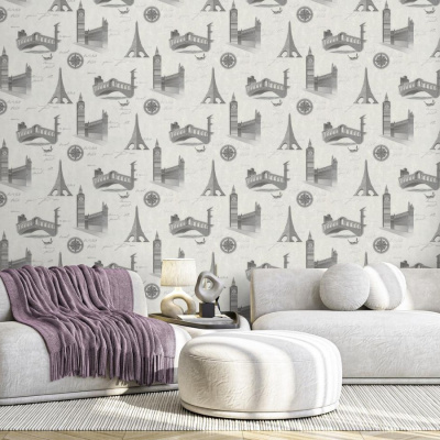 Обои PL72406-41 Palitra Life Стена путешествий