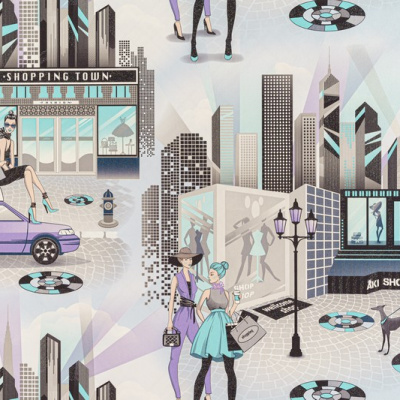 Обои 10293-03 Артекс Модницы