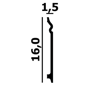 Плинтус P113