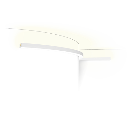 Лепнина CX190F профиль для скрытого освещения гибкий