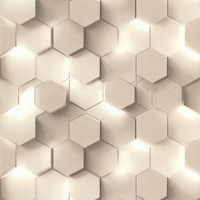 Обои 70669-22 R аспект Гексагон R аспект коллекция Гексагон производства РОССИЯ в интернет-магазине Обоитрейд
