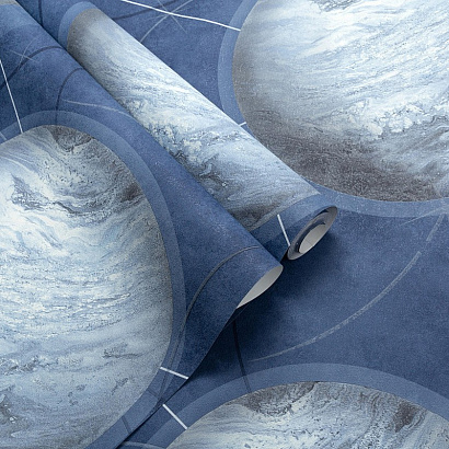 Обои HC71987-46 Home color Planets Home color коллекция Planets производства РОССИЯ в интернет-магазине Обоитрейд