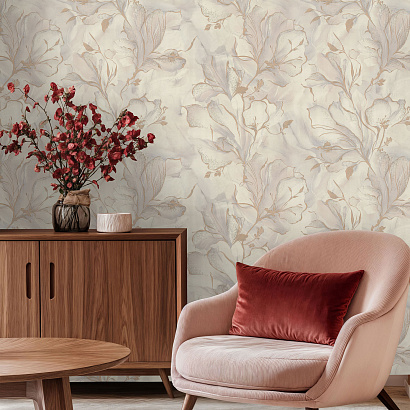 Обои 7300-02 Euro Decor Moonbloom Euro Decor коллекция Moonbloom производства РОССИЯ в интернет-магазине Обоитрейд