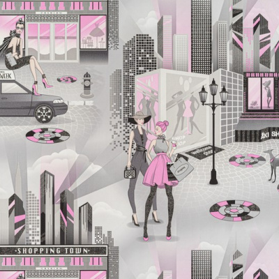 Обои 10293-04 Артекс Модницы