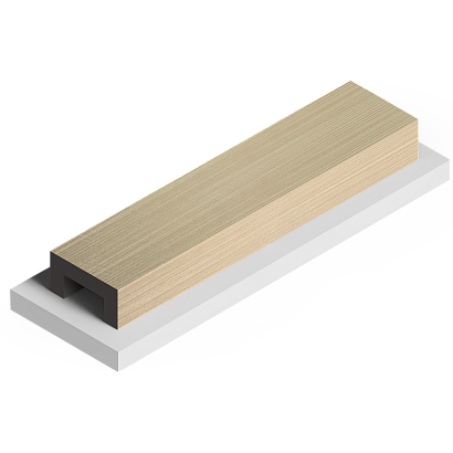 Декоративная рейка LB40 G372 Hiwood 40мм×20мм×2.7м