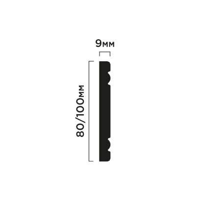 Молдинг W1010 Hiwood 100мм×2м