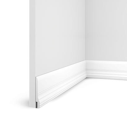 Плинтус L1605 Hiwood 90мм×13,7мм×2м