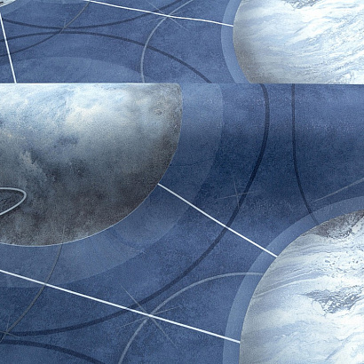 Обои HC71987-46 Home color Planets Home color коллекция Planets производства РОССИЯ в интернет-магазине Обоитрейд