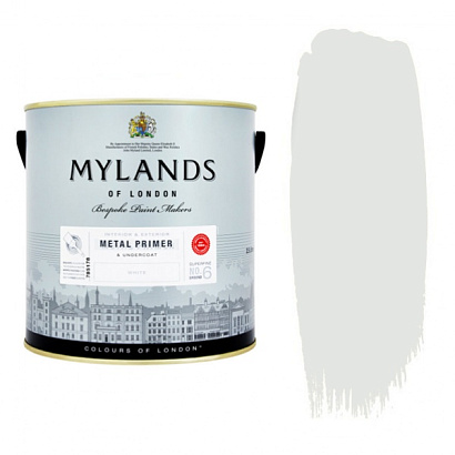 Краска Mylands Wood & Metal Eggshell Maugham White 2, 5 л.