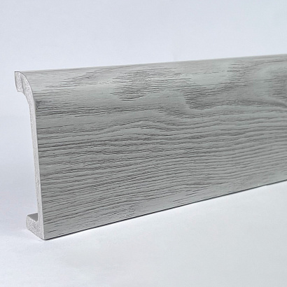 Плинтус напольный ПЛ 16 Bello Deco Выбеленный дуб 80мм×19мм×2м