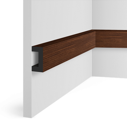 Декоративная рейка LB40 BR396 Hiwood 40мм×20мм×2.7м