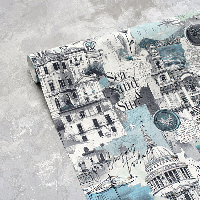 Обои 588443 Ateliero Italia Ateliero коллекция Italia производства РОССИЯ в интернет-магазине Обоитрейд