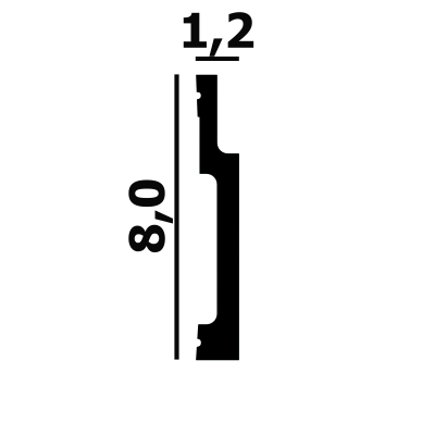 Плинтус P116