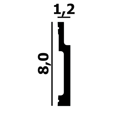Плинтус P116