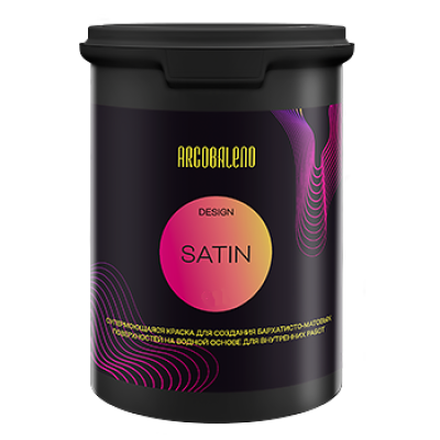 Краска Arcobaleno Design Satin (База А) 0,9 л.