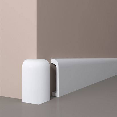 Плинтус напольный П16 Bello Deco 80мм×19мм×2м