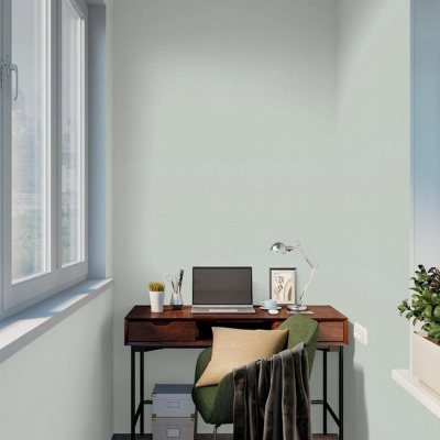 Обои VV72301-17 VOG Oliver (212412 Kof brand), рогожка, зеленые