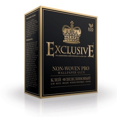 Клей для флизелиновых обоев, Exclusive, Proffesional, 250 г