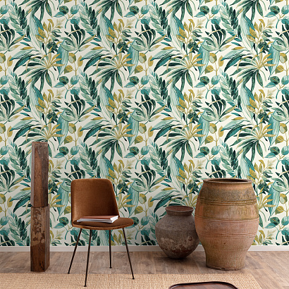 Обои A 71201 Grandeco Karuna Grandeco коллекция Karuna производства Бельгия в интернет-магазине Обоитрейд