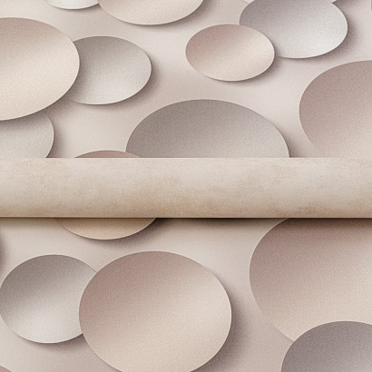 Обои 10361-05 Артекс 3D Круги Артекс коллекция 3D Круги производства РОССИЯ в интернет-магазине Обоитрейд
