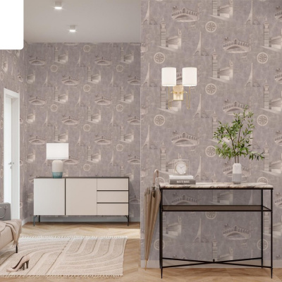 Обои PL72406-45 Palitra Life Стена путешествий