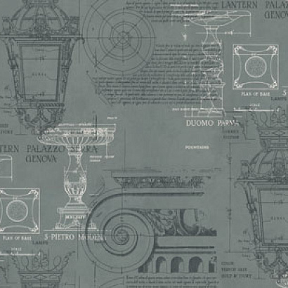 Обои 7319-09 Euro Decor Vitruvius Euro Decor коллекция Vitruvius производства РОССИЯ в интернет-магазине Обоитрейд