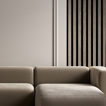 Декоративная рейка LB40 BR490 Hiwood 40мм×20мм×2.7м