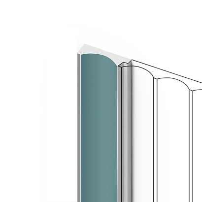 Финишный молдинг LF139A BU27 Hiwood 32мм×2,7м