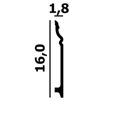 Плинтус P118
