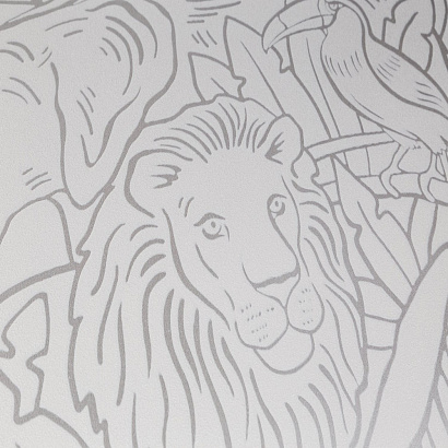 Обои HC72249-41 Home color Zoo Safari Home color коллекция Zoo Safari производства РОССИЯ в интернет-магазине Обоитрейд