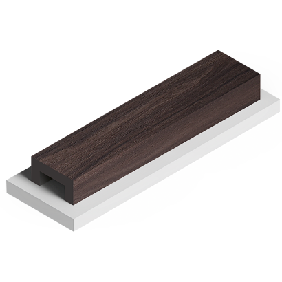 Декоративная рейка LB40 BR395 Hiwood 40мм×20мм×2.7м