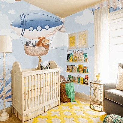 Обои HC72270-16 Home color Zoo Child Home color коллекция Zoo Child производства РОССИЯ в интернет-магазине Обоитрейд