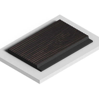 Панель декоративная LV127L BR395K Hiwood 120мм×12мм×2.7м