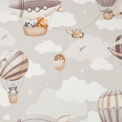 Обои HC72270-21 Home color Zoo Child Home color коллекция Zoo Child производства РОССИЯ в интернет-магазине Обоитрейд