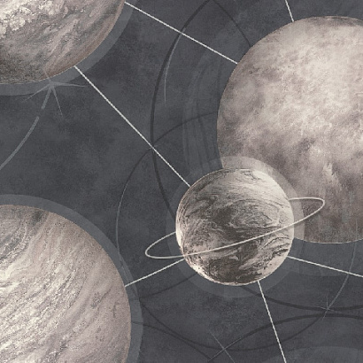 Обои HC71987-45 Home color Planets Home color коллекция Planets производства РОССИЯ в интернет-магазине Обоитрейд