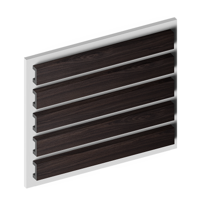 Декоративная рейка LB40 BR395 Hiwood 40мм×20мм×2.7м