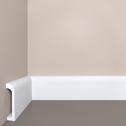 Плинтус напольный П16 Bello Deco 80мм×19мм×2м