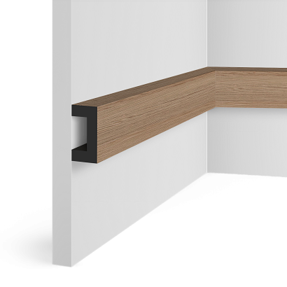 Декоративная рейка LB40 BR417 Hiwood 40мм×20мм×2.7м