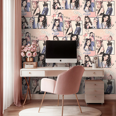 Обои 7340-01 Eurodecor Idols Euro Decor коллекция Idols производства  в интернет-магазине Обоитрейд