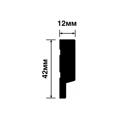Финишный молдинг LF124ALE1 GN83K Hiwood 42мм×2,7м