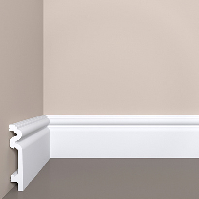 Плинтус напольный П14 Bello Deco 90мм×19мм×2м