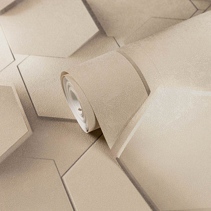 Обои 70669-22 R аспект Гексагон R аспект коллекция Гексагон производства РОССИЯ в интернет-магазине Обоитрейд