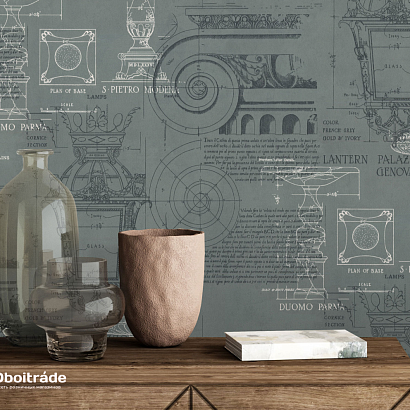 Обои 7319-09 Euro Decor Vitruvius Euro Decor коллекция Vitruvius производства РОССИЯ в интернет-магазине Обоитрейд