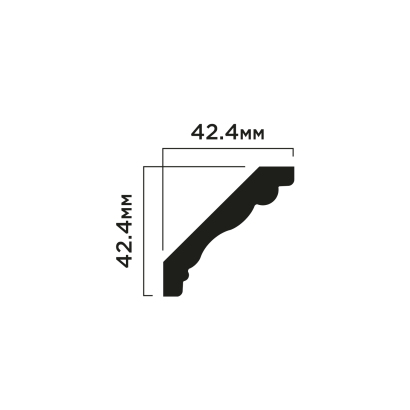 Карниз A1060 Hiwood 42,4мм×42,4мм×2м