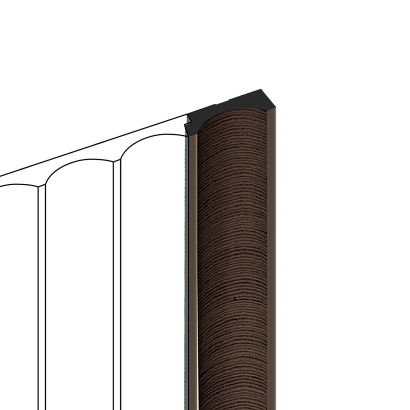 Финишный молдинг LF139B BR354 Hiwood 34мм×2,7м