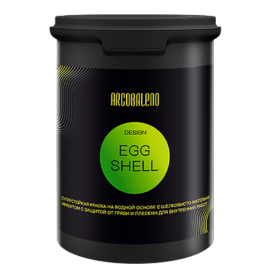 Краска Arcobaleno Design Eggshell (База А) 0,9 л.