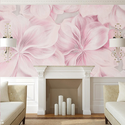 Обои HC72272-15 Home color Nimfa Home color коллекция Nimfa производства РОССИЯ в интернет-магазине Обоитрейд